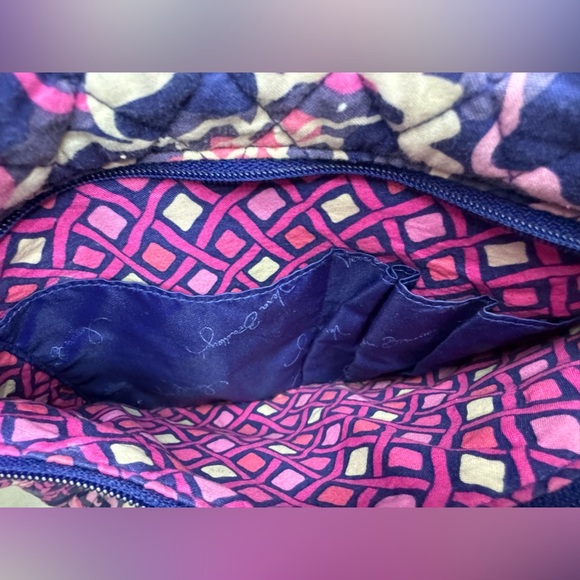Vera Bradley Large Backpack. Pink and purple floral pattern - Picture 9 of 12